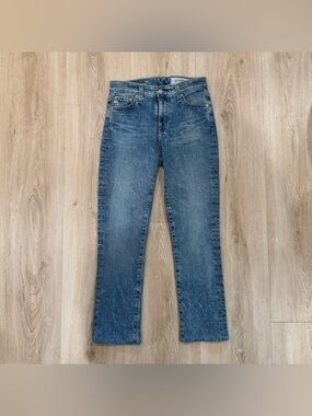 AG Adriano Goldscmied Mari High Rise Straight Crop Jeans